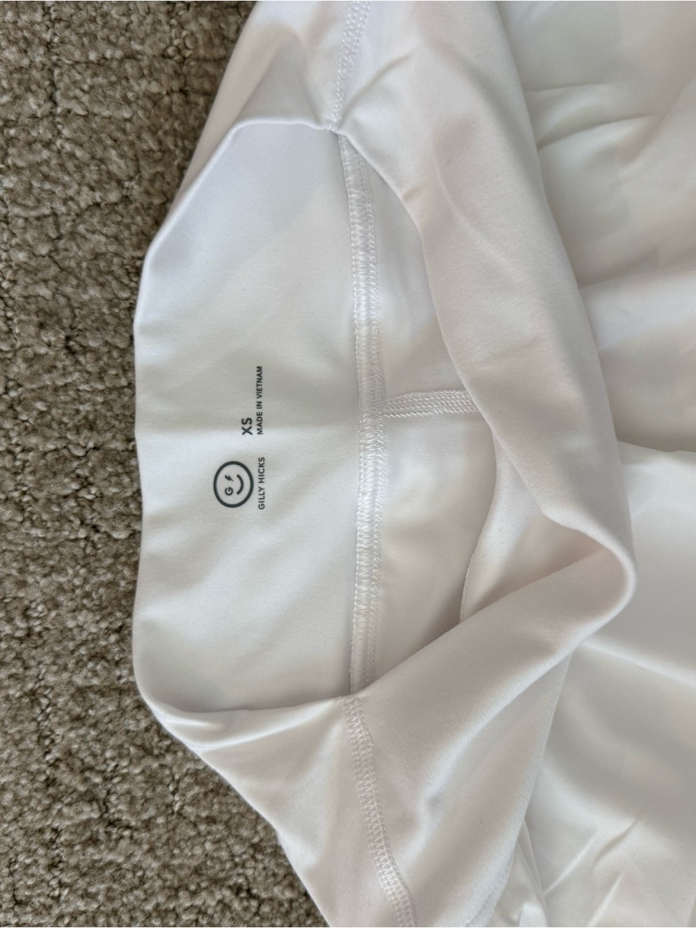 Gilly Hicks White Bubble Skirt